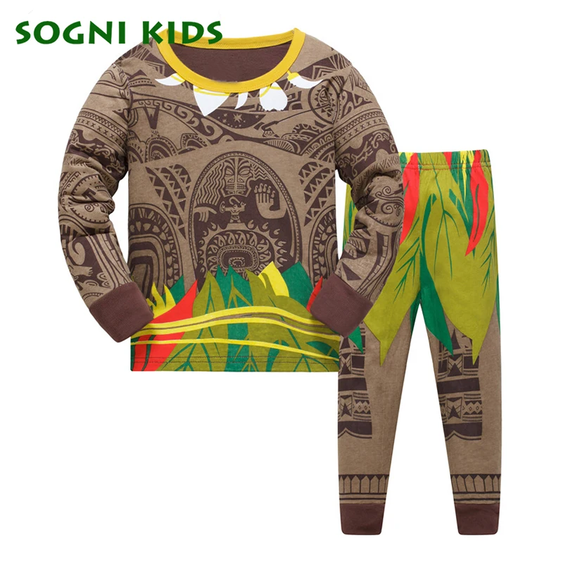 От 2 до 7 лет комплект одежды для маленьких девочек и мальчиков детские пижамы