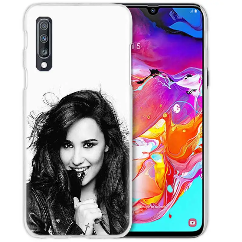 Demi Lovato Case for Samsung Galaxy M40 A50 A80 A70 A60 A40 A30 A20e A10 J4 J6 Plus J8 S10e S10 5G Hard PC Phone Cover Capa