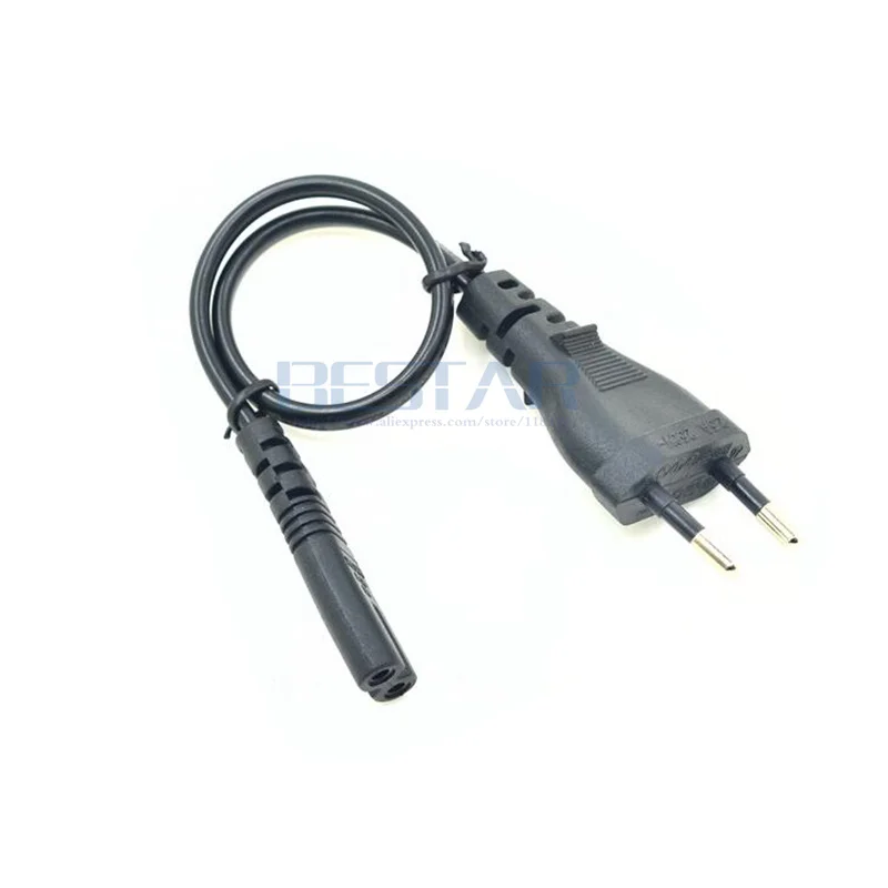 Кабель питания 2pin разъем VDE европейский стандарт IEC 320 C7 рис. 8 AC 20 см для радио
