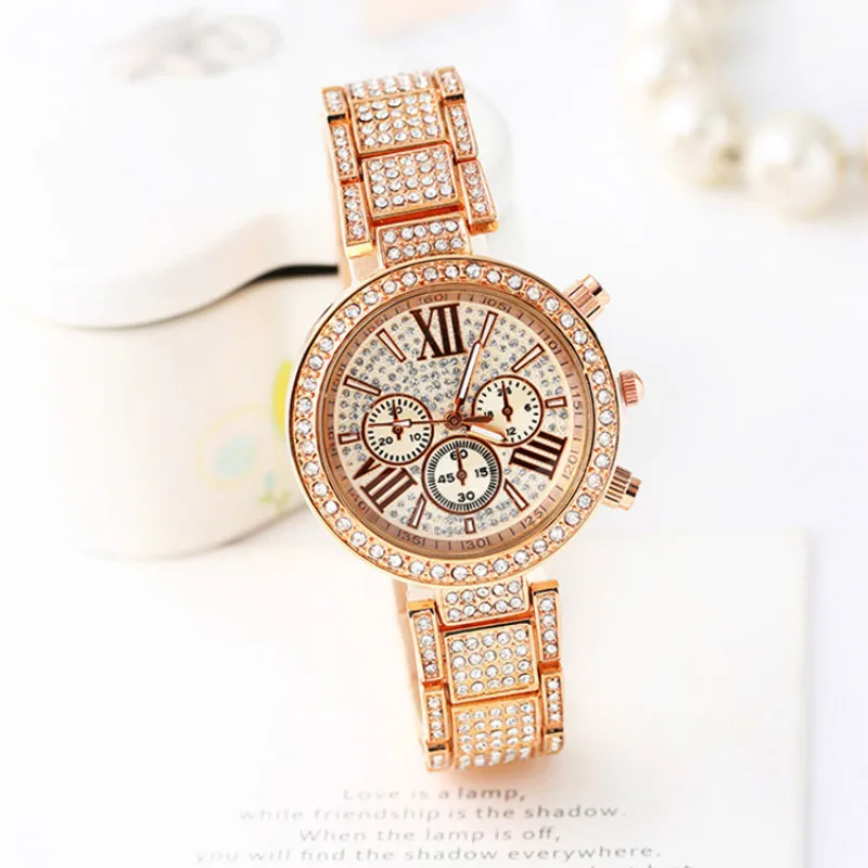 2019 Горячая розовое золото часы для женщин браслет водонепроницаемые erkek коль saati