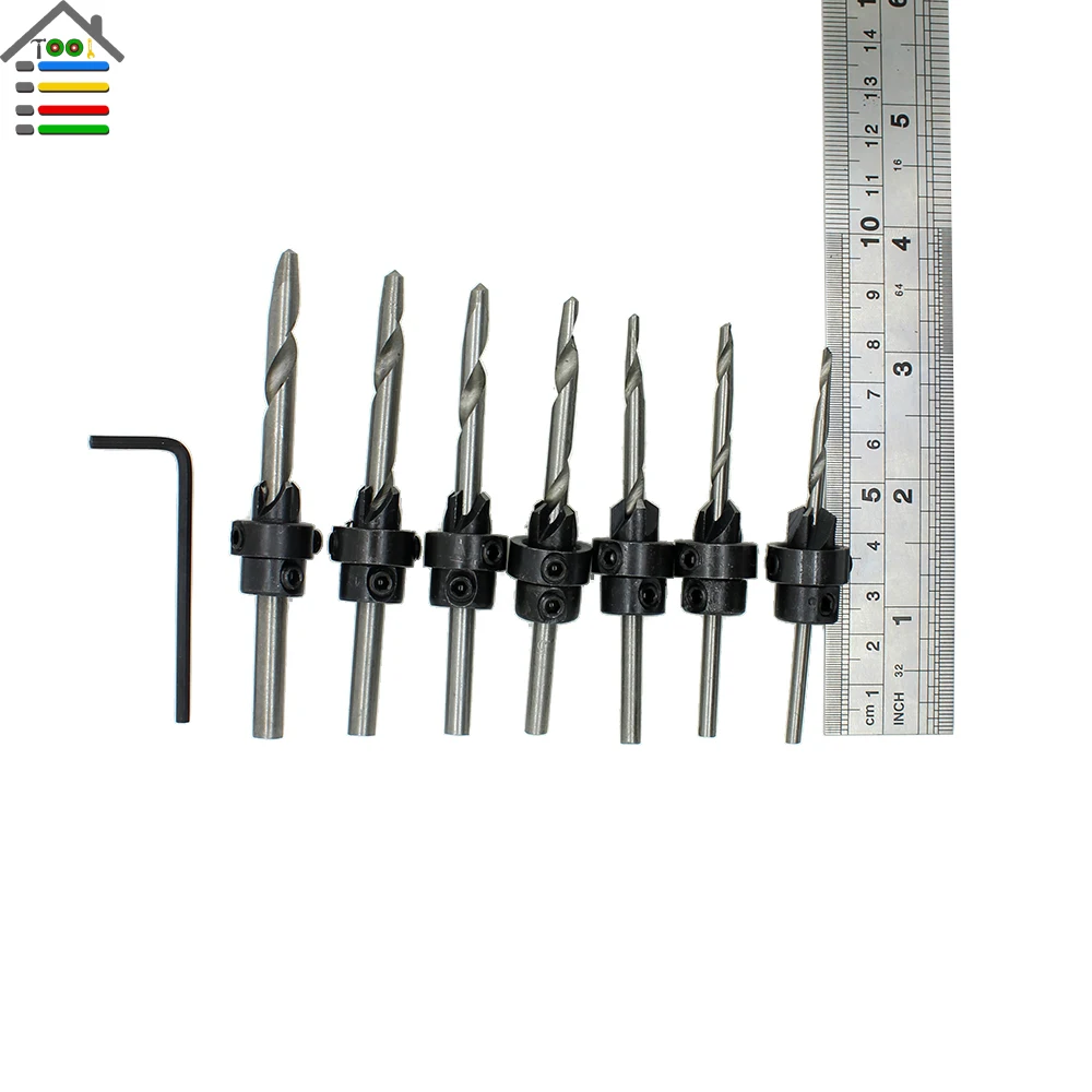 Набор сверл AUTOTOOLHOME для обработки древесины Высокоскоростная сталь с