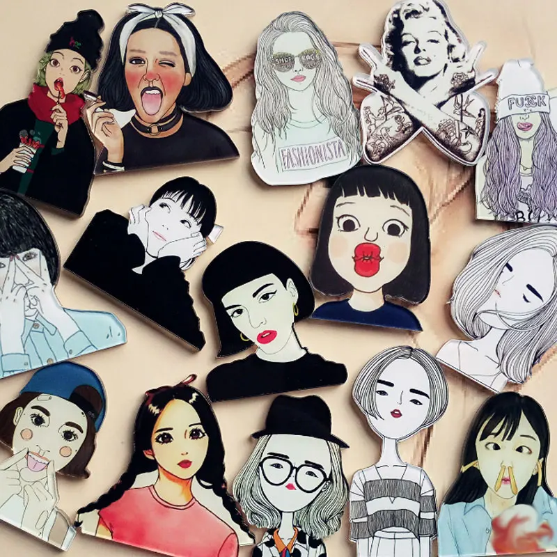 1 шт. акриловые Значки для рюкзака и одежды|Значки| |