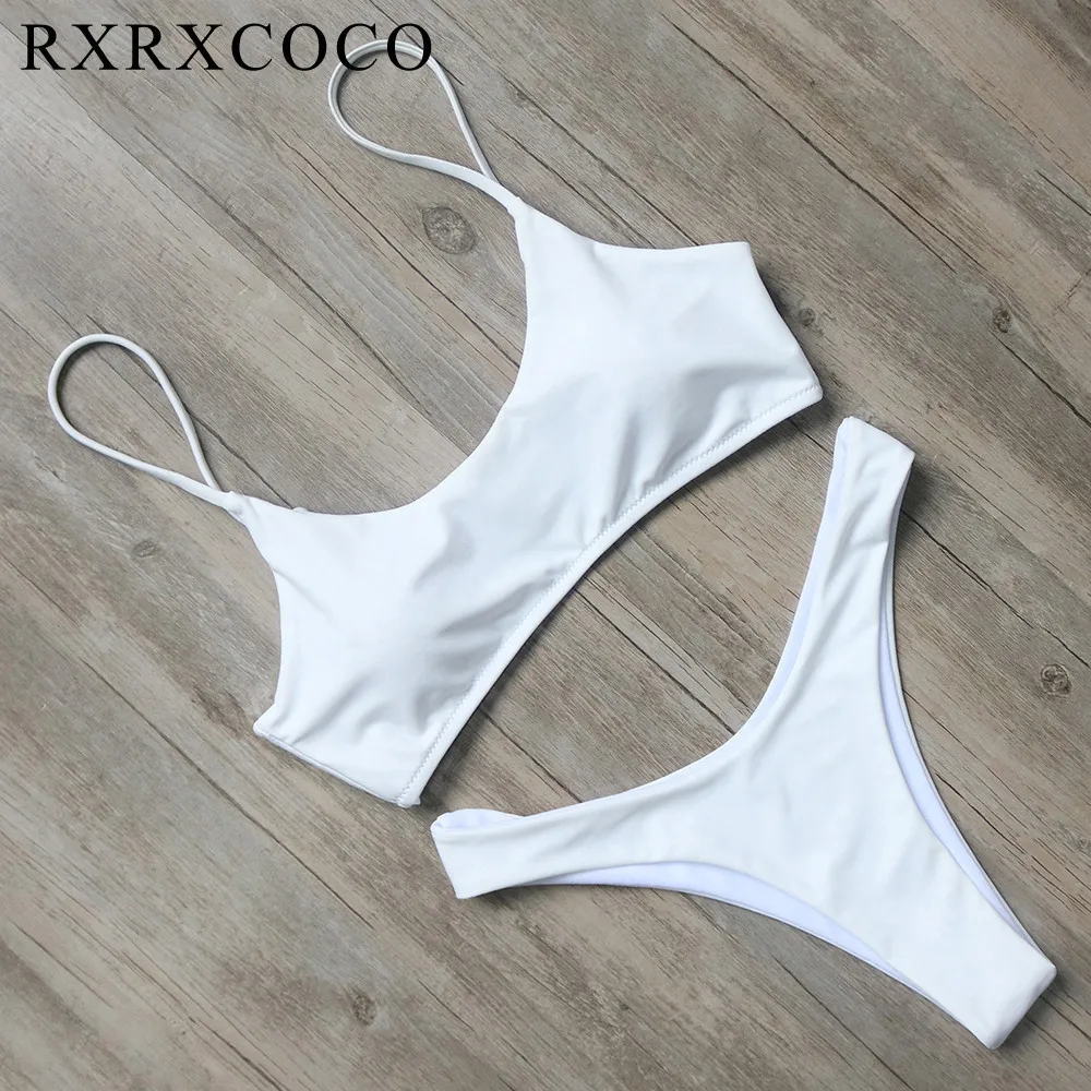 Новый сексуальный купальник RXRXCOCO с трусиками танга Женский комплект бикини