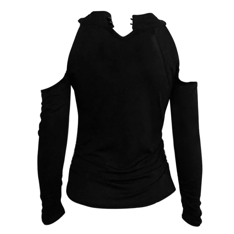 2018 летние женские длинный рукав с плеча дамы Топы Blusas Блузки Femme Slim Fit Винтаж