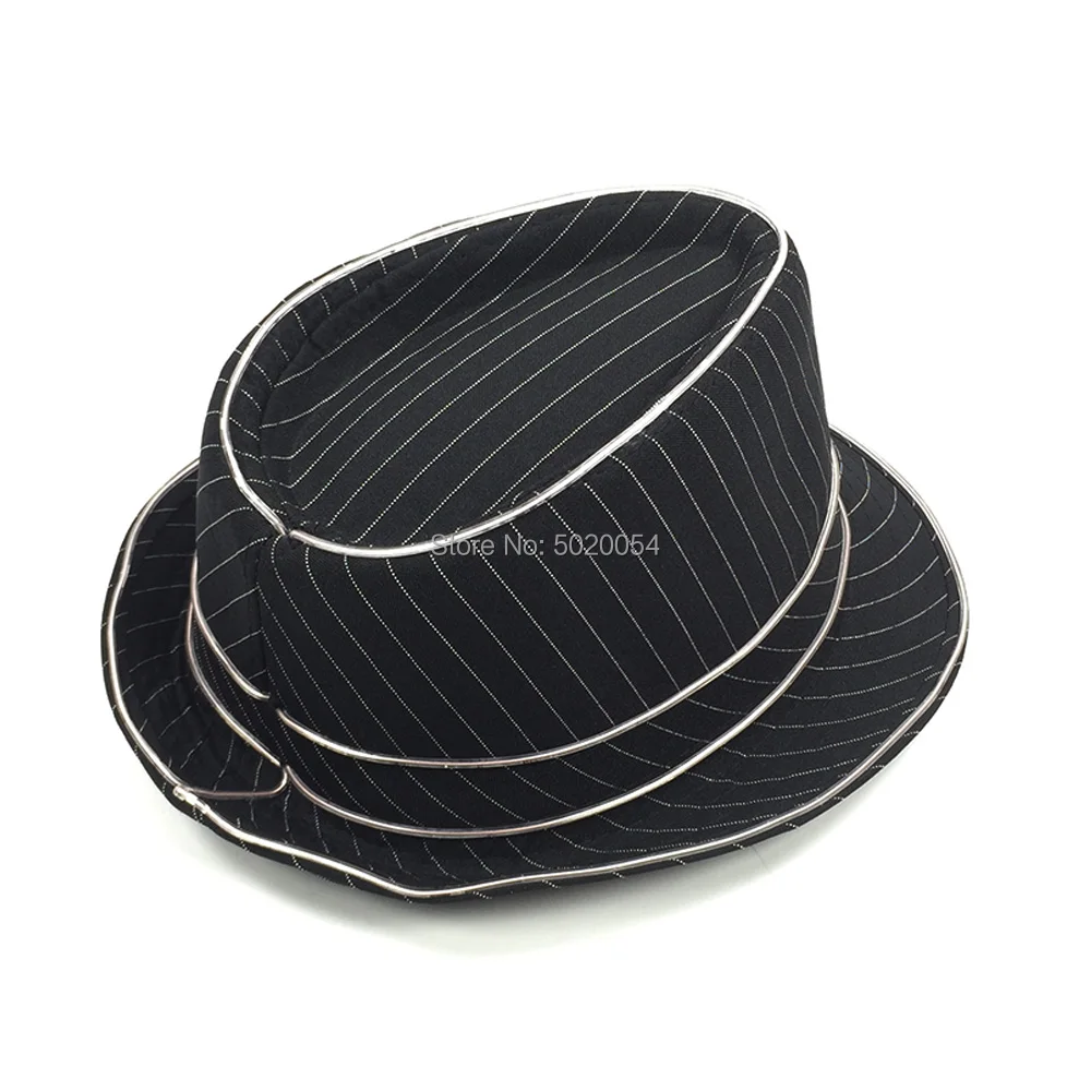 GZYUCHAO EL Lighting Glowing Topper Wire Flashing Hat Wedding Dress Up LED Gentleman For Birthday Christmas | Тематическая одежда