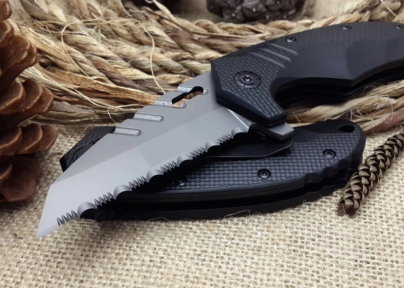 Горячая распродажа! BIGONG F75 складной нож с алюминиевой ручкой ZT верёвка для
