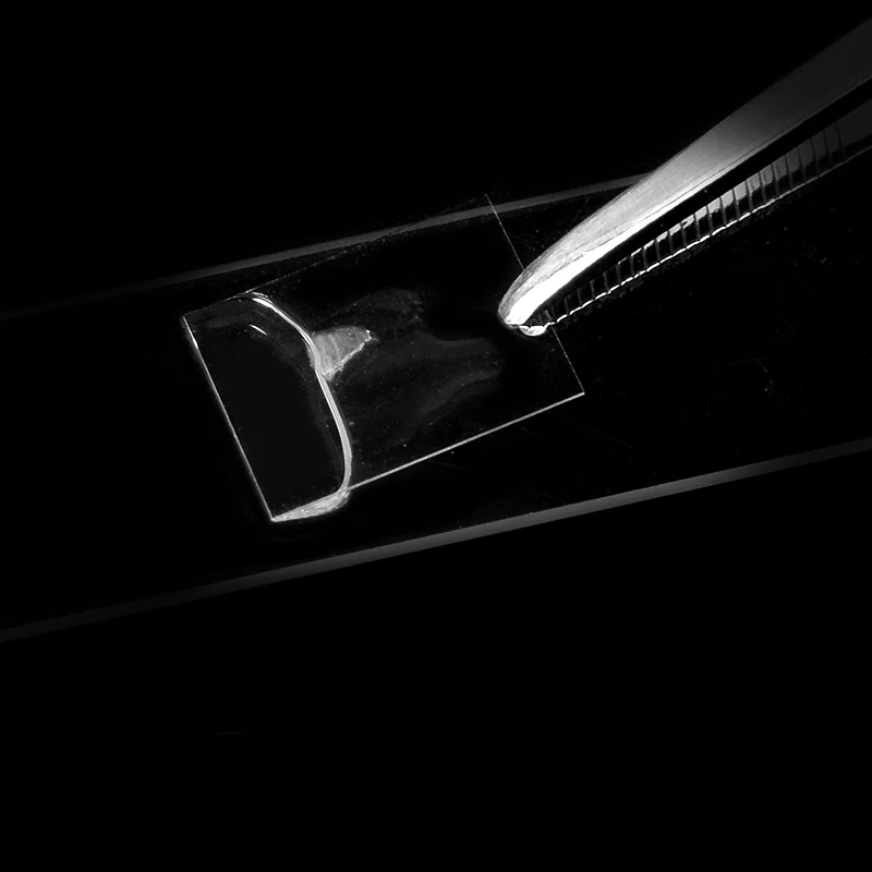 Покрытие слайдов микроскопа стекло для подготовки образца биологического 100