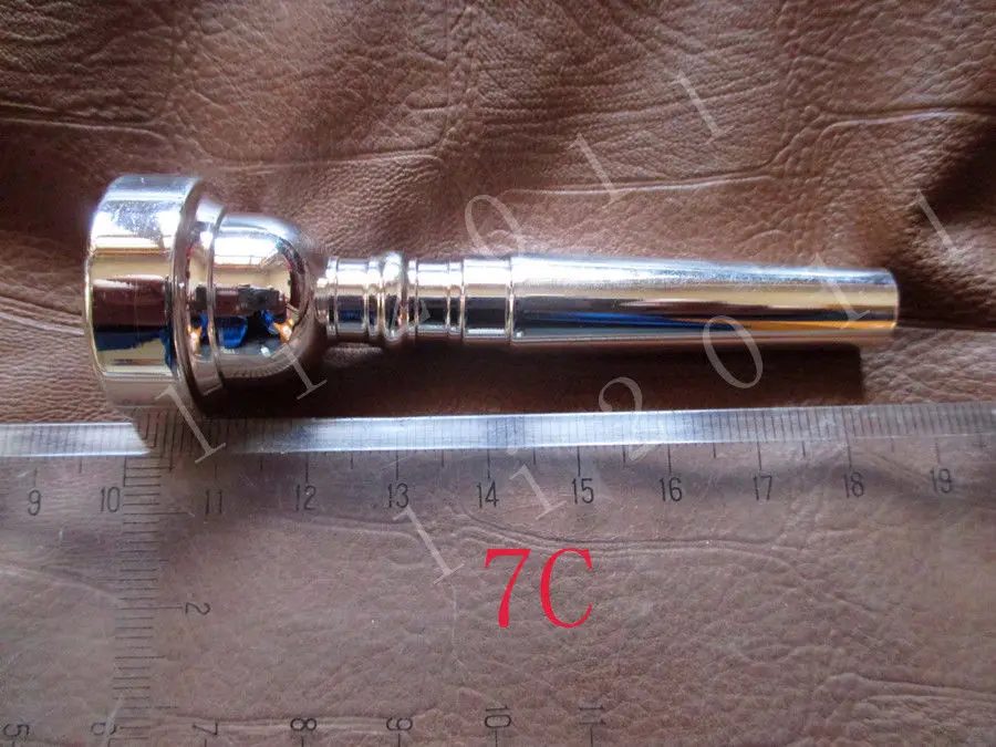 2 шт Новый 7C и 5C труба мундштук посеребренный|silver plated|silver silvermouthpiece trumpet |