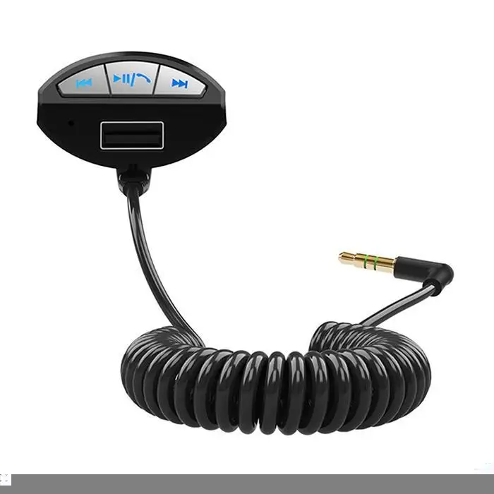 USB Car Charger A2DP 3.5mm Auto Bluetooth Transmitter MP3 Player Hands Free Aux Audio Stereo Receiver Adapter BC10 |