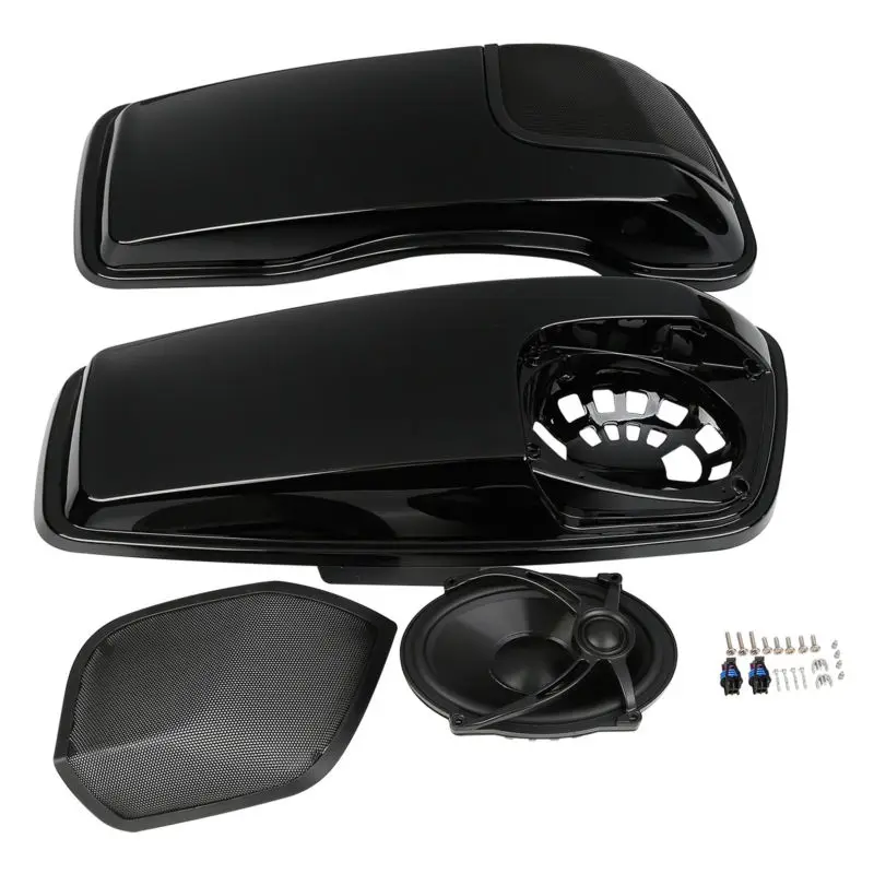 Крышки для седельного мешка с колонками 5 &quotX7&quot Harley Touring Electra Road Glide King FLH FLTR FLHX FLHR