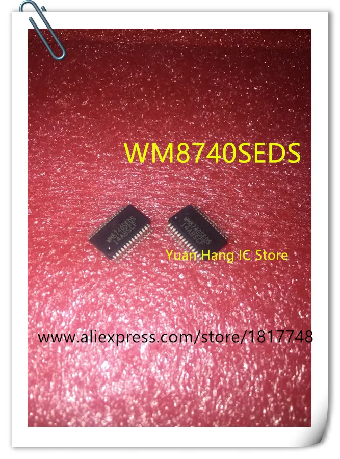 Бесплатная доставка 5 шт./лот WM8740SEDS WM8740SED WM8740SE WM8740S WM8740 SSOP-28