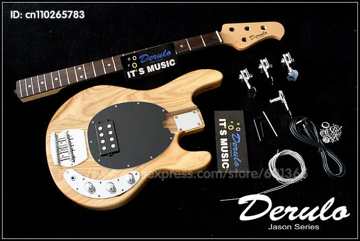 DIY электрическая бас гитара комплект болт на твердой американской пепельницы