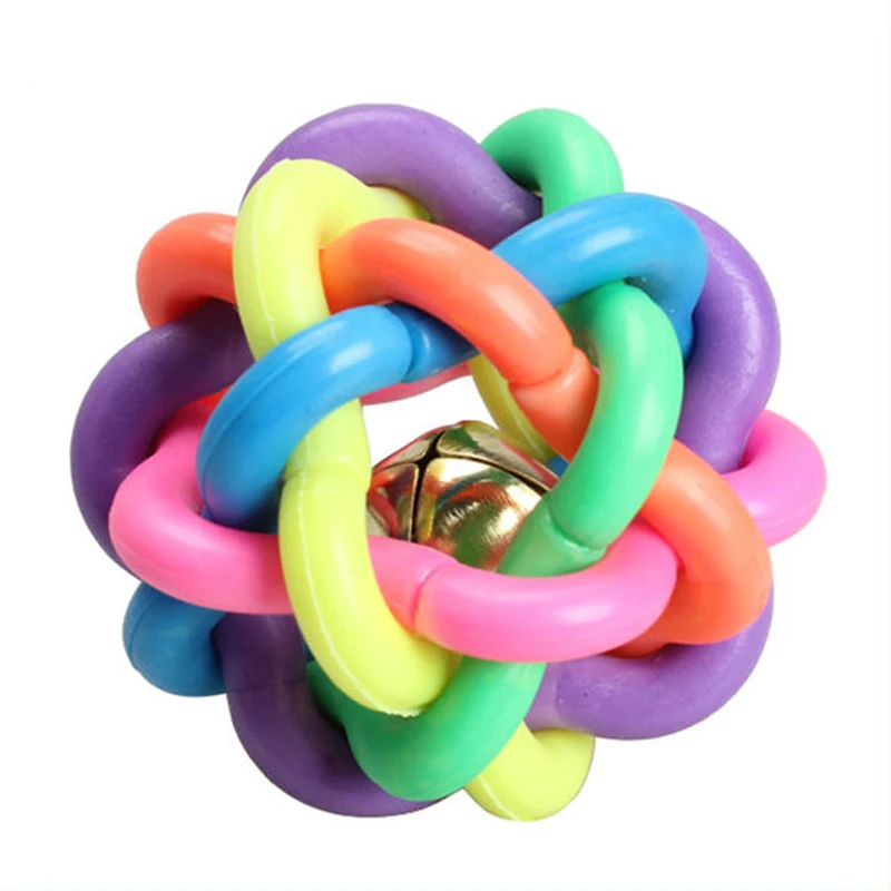 Новая Большая домашняя собака кошка игрушка красочный резиновый круглый шар с