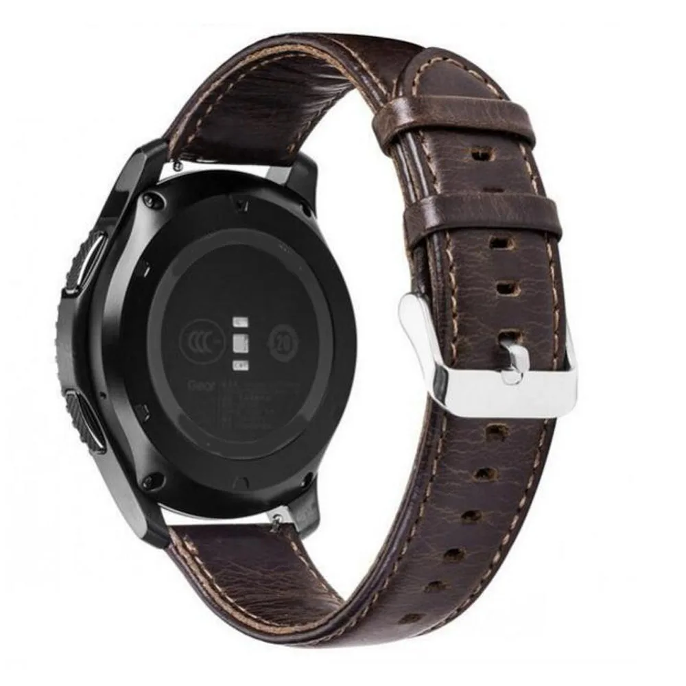 Ремешок из натуральной кожи для Samsung Gear S3/S2/Galaxy | Наручные часы