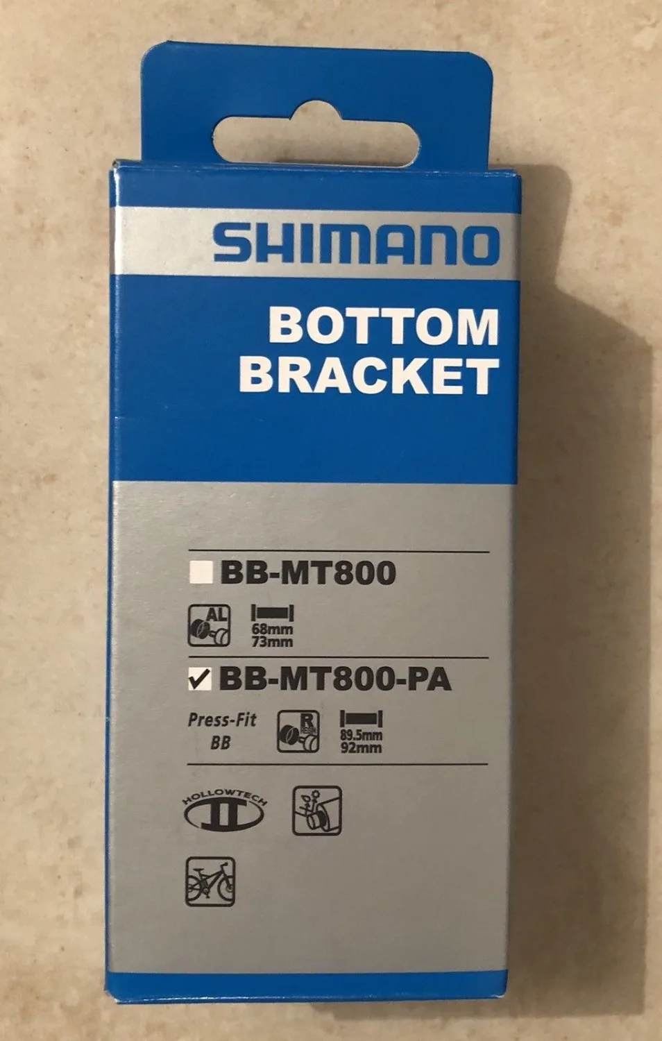 Оригинальный Shimano DEORE XT велосипед BB MT800 BSA винт Нижний Кронштейн 68/73 мм MTB горный