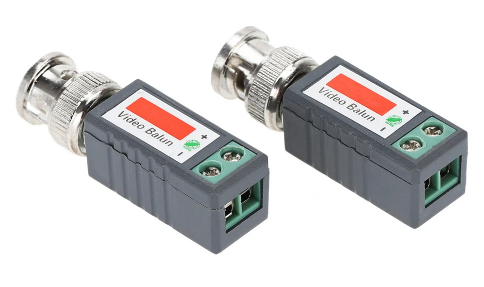 10 шт. пассивные трансиверы для видеонаблюдения 2000 футов|balun bnc|balun videobalun transceiver |