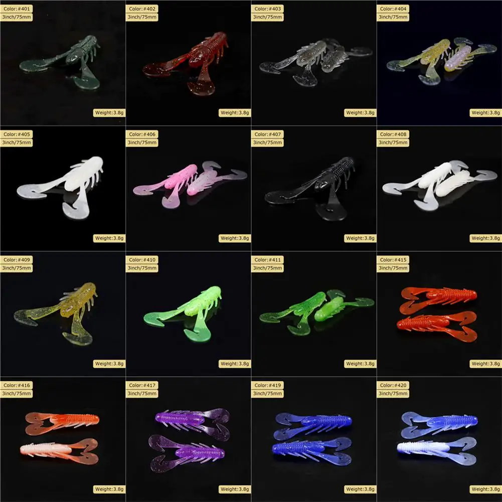 DSstyles 12 шт./лот приманка для рыбалки рыбы мягкие приманки креветки рыболовные