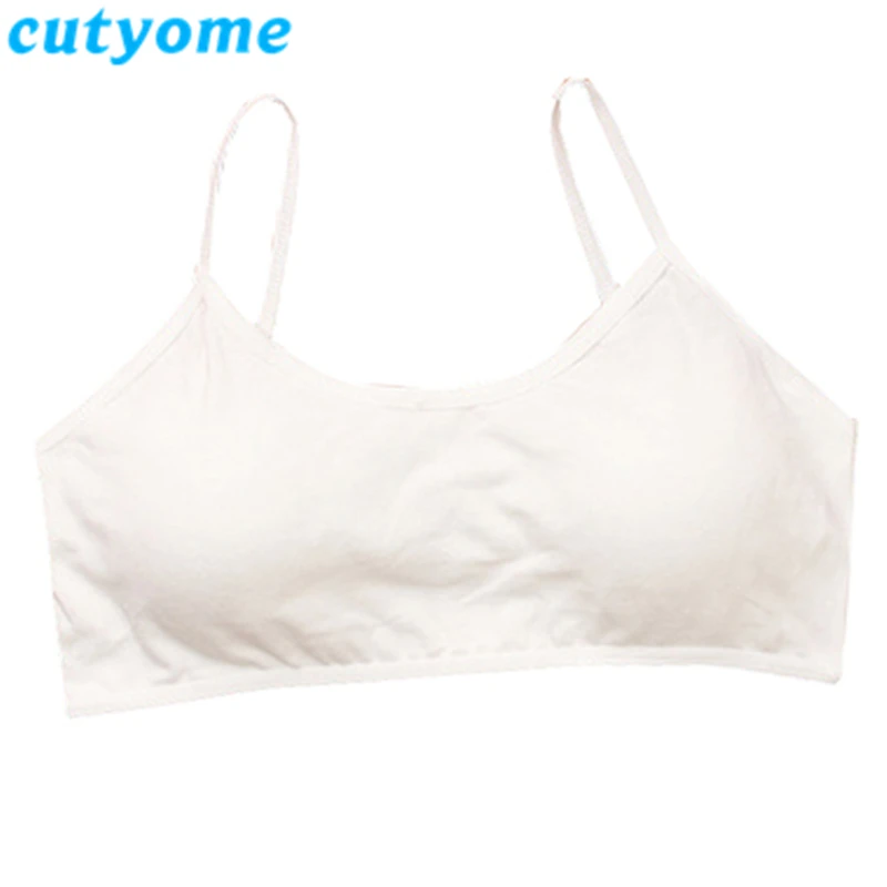 Cutyome/5 шт./лот бюстгальтер для девочек подростков детское нижнее белье однотонные