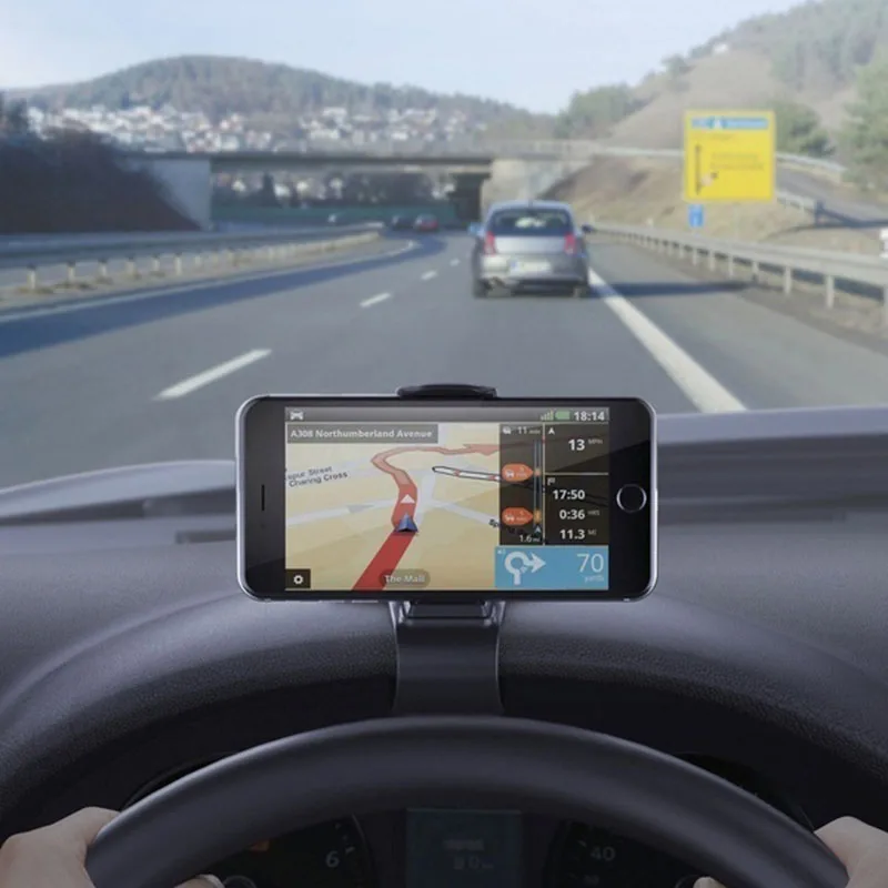 Car Dashboard Phone Holder HUD Design Cradle Cell for GPS Mobile Mount Accessories Universal Bracket | Автомобили и мотоциклы