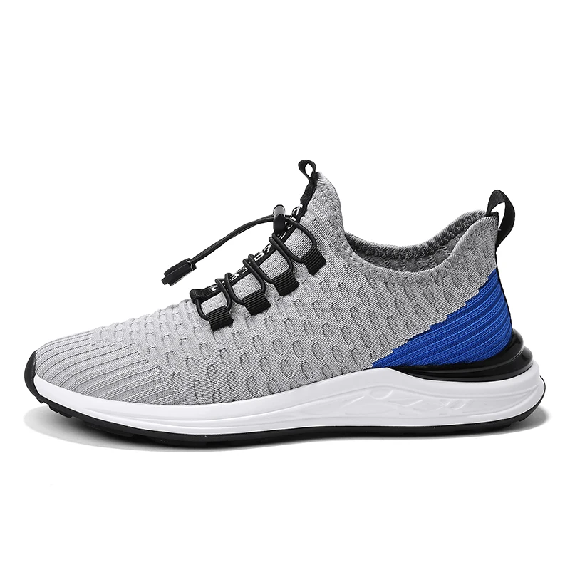Мужская обувь для взрослых; Tenis Masculino Adulto zapatillas hombre; Повседневная обувь; chaussure homme; кроссовки; мужские летние кроссовки - Цвет: blue
