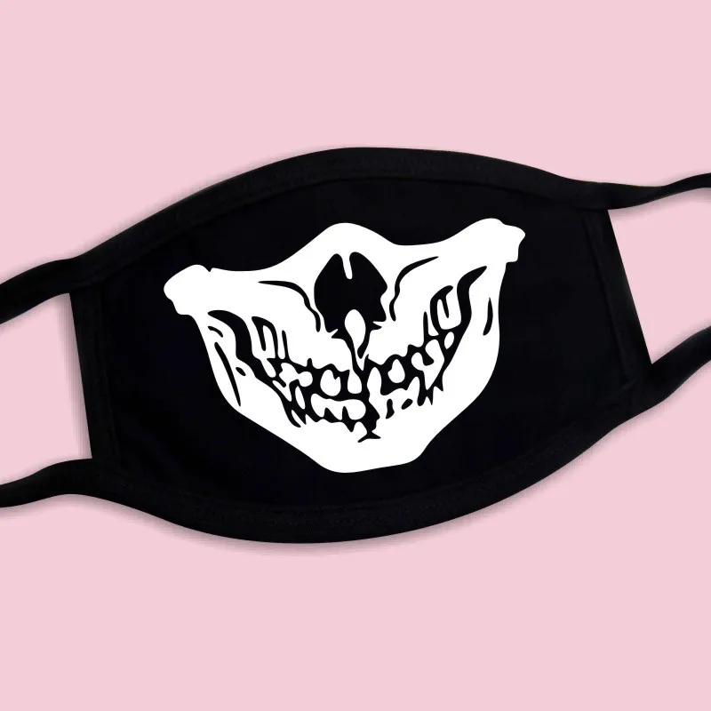 Пылезащитная теплая черная маска унисекс из высококачественного хлопка с