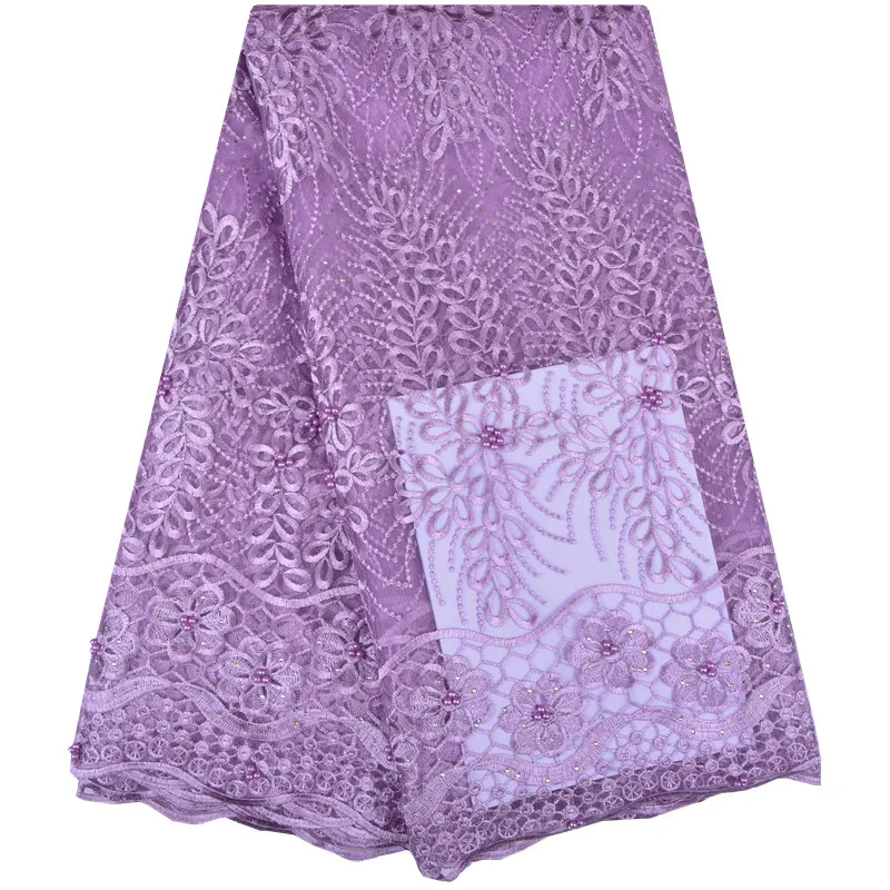 Французская африканская кружевная ткань высокого качества вышитые нигерийские