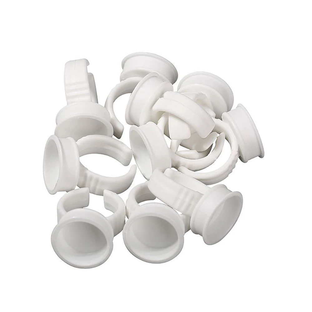 100 шт модный одноразовый держатель для наращивания ресниц кольца пластиковый