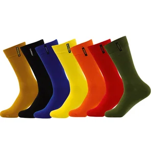 Носки мужские, хлопковые, зимние, теплые, 7 цветов, носки Meia