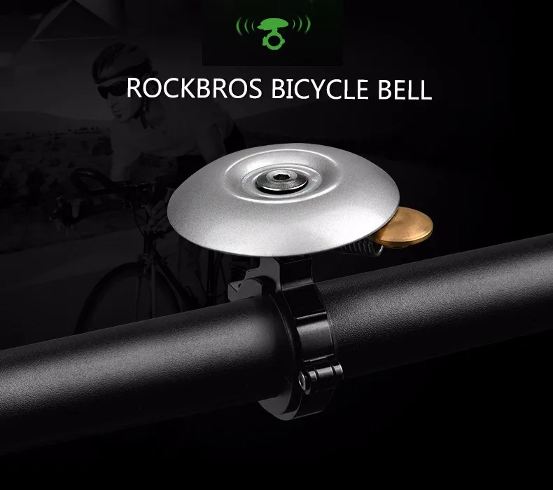 ROCKBROS велосипедный Звонок велосипед аксессуары велосипед из нержавеющей стали звуковой руль классическое кольцо Рог безопасности велосипед спортивные часы колокольчик