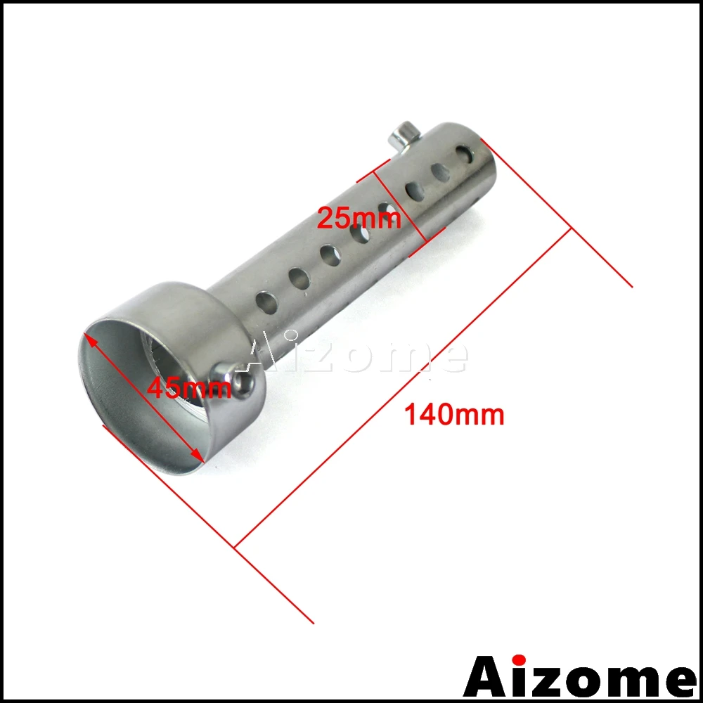 1x съемный глушитель выхлопной трубы для мотоцикла вставка перегородка дБ