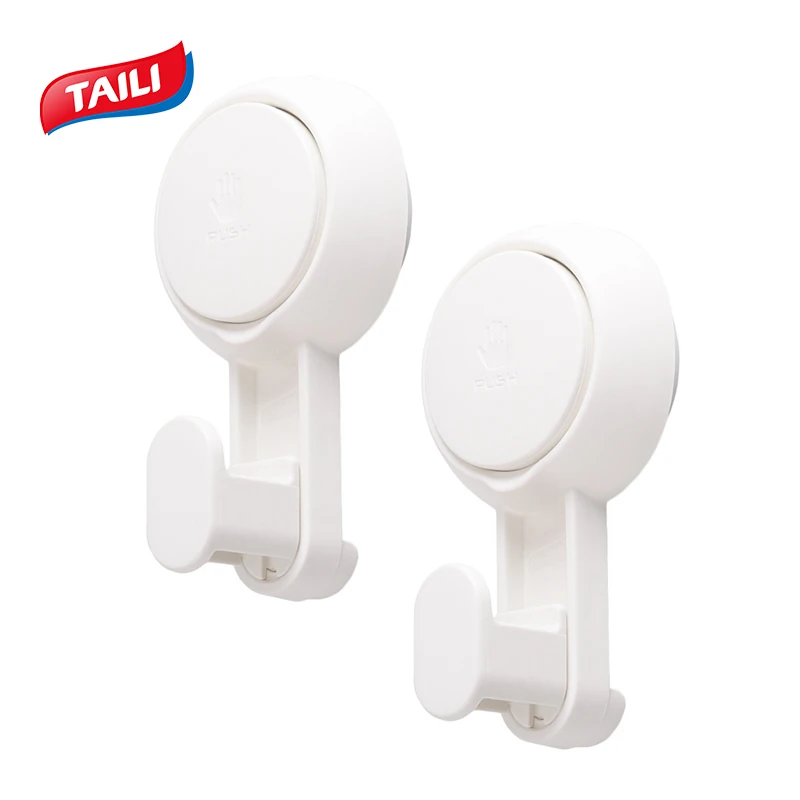 2 шт. настенные крючки крепкая белая присоска вешалка для кухни ванной держатель