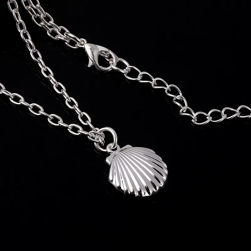 Комплект ювелирных изделий ZOSHI с серебряным покрытием подвеска-ракушка ожерелье