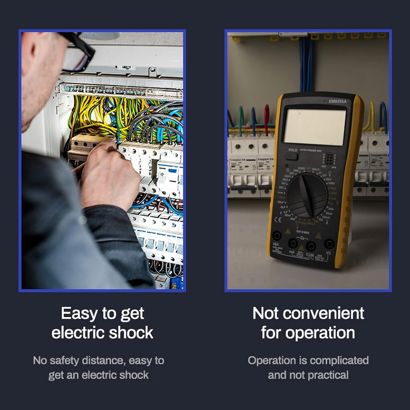 Измерительный электрический мультиметр ST204 4000 отсчетов полностью