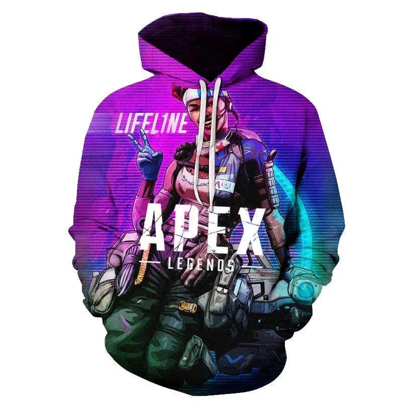 Apex Legends, 3D толстовки, Мужская Уличная одежда, новинка, толстовка, 3D толстовки, мужская и женская осенняя одежда с длинным рукавом