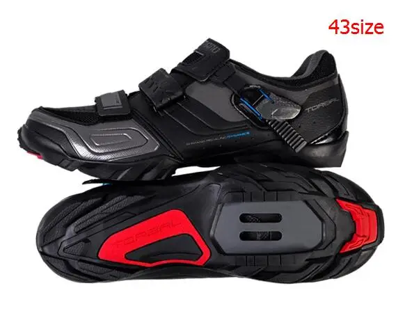 black 43 Shimano SH-M089, обувь для горного велосипеда, самоблокирующаяся велосипедная обувь, обувь для велосипеда, Новинка - Цвет: black 43