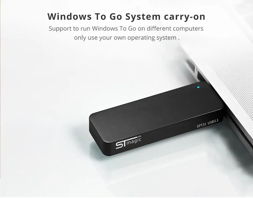 STmagic SPT31 256 ГБ 512 ГБ 1 ТБ Мини Портативный M.2 SSD USB3.1 внешний твердотельный накопитель для ПК ноутбука скорость чтения 500 МБ/с./с SSD