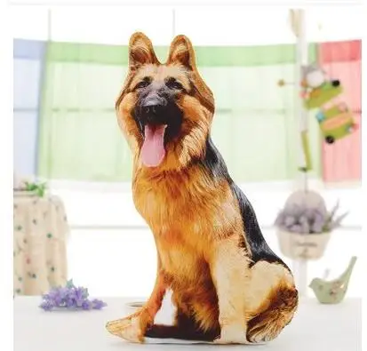 Творческий животных 3d с милой собачкой Форма декоративная наволочка для подушки