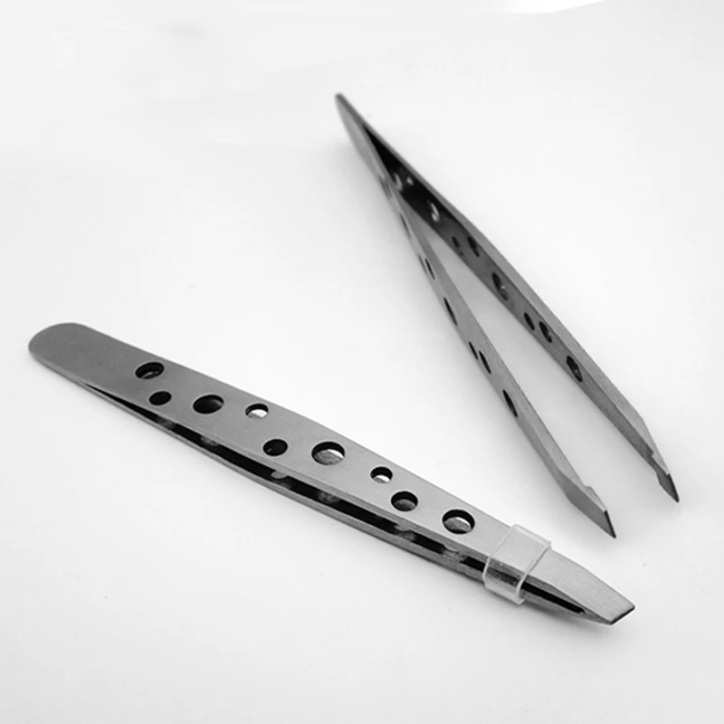 Новый стиль 9 отверстий зажимы для бровей стальной прямой зажим модный аксессуар
