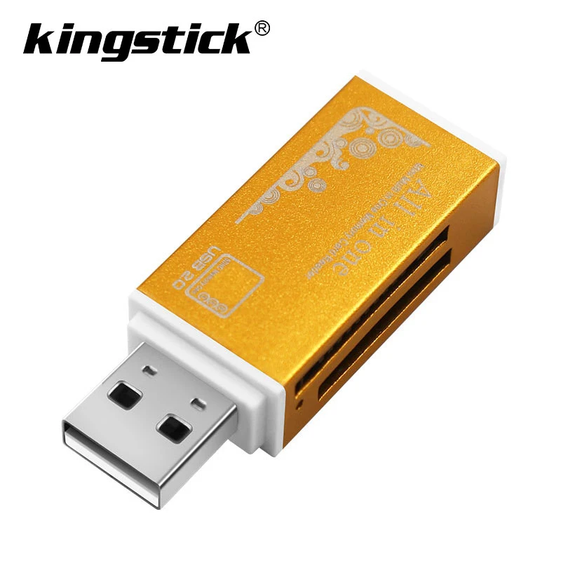 Кардридер для карт памяти SD цветной мультив 1 карты Pro Duo Micro T Flash M2 MS flash