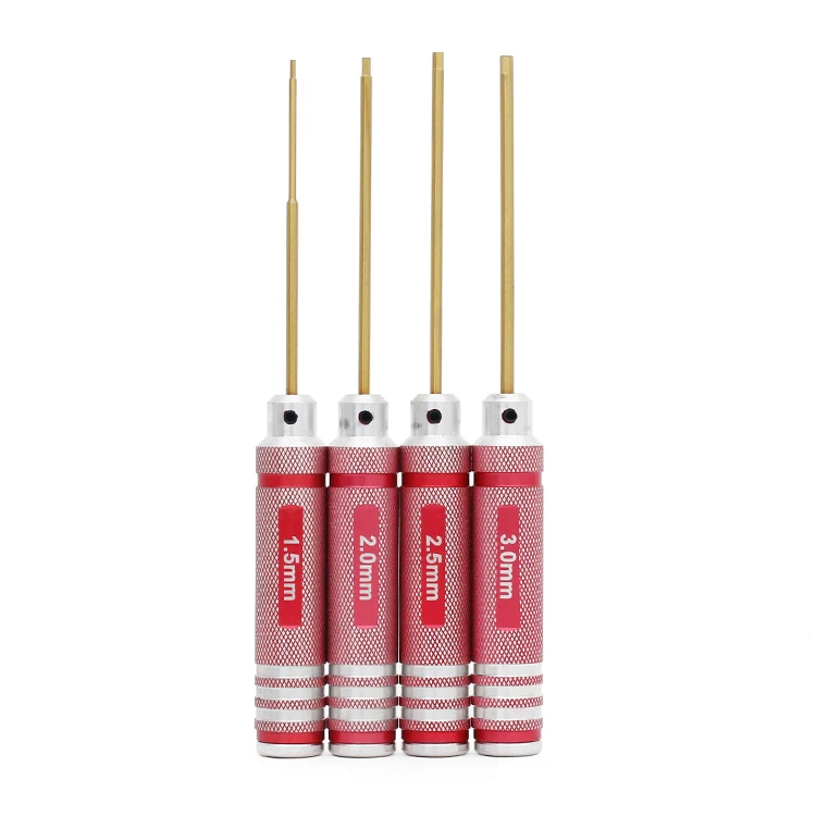 

Hexagon Screwdriver Kit - Red - H1.5/H2.0/H2.5/H3.0