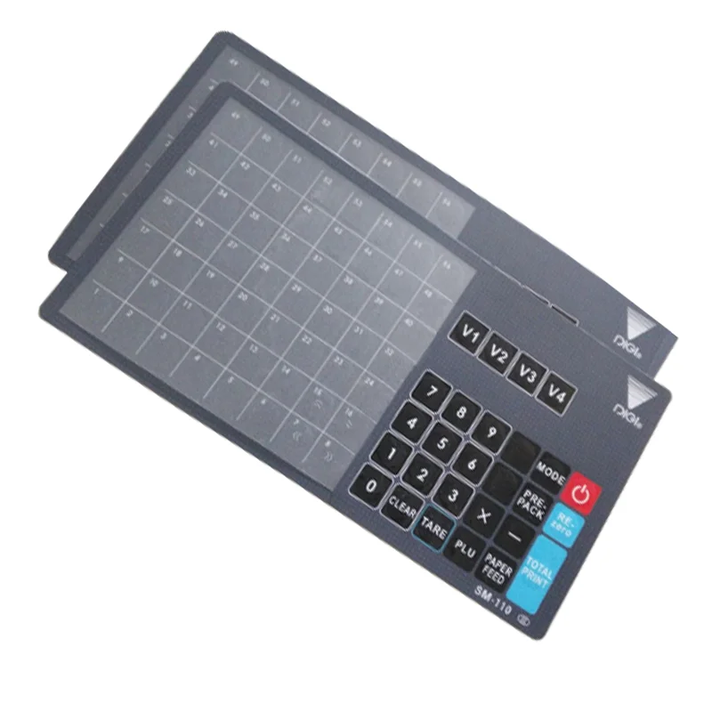 

5pcs New Keyboard Film For Digi SM-110 SM-110P SM110P SM110 Electronic Scale Printer Keyboard Skin