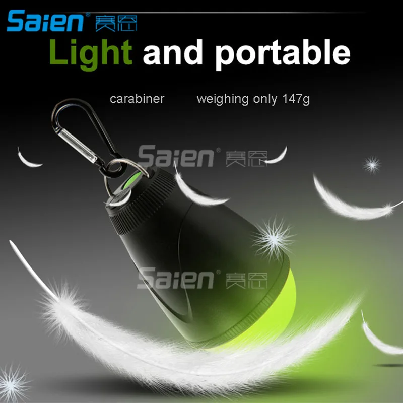 Фонарь 2 в 1 для кемпинга освещение палатки портативный IPX5 Водонепроницаемый