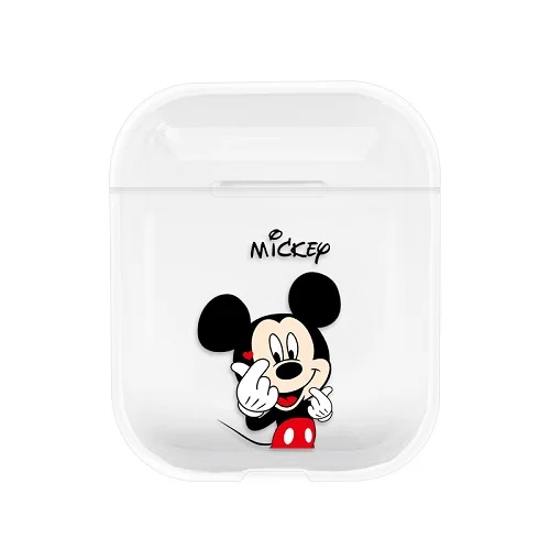 E Для Airpods чехол милый для airpods чехол мультяшный защитный жесткий чехол прозрачный беспроводной чехол для наушников чехол s для apple air pod чехол - Цвет: E