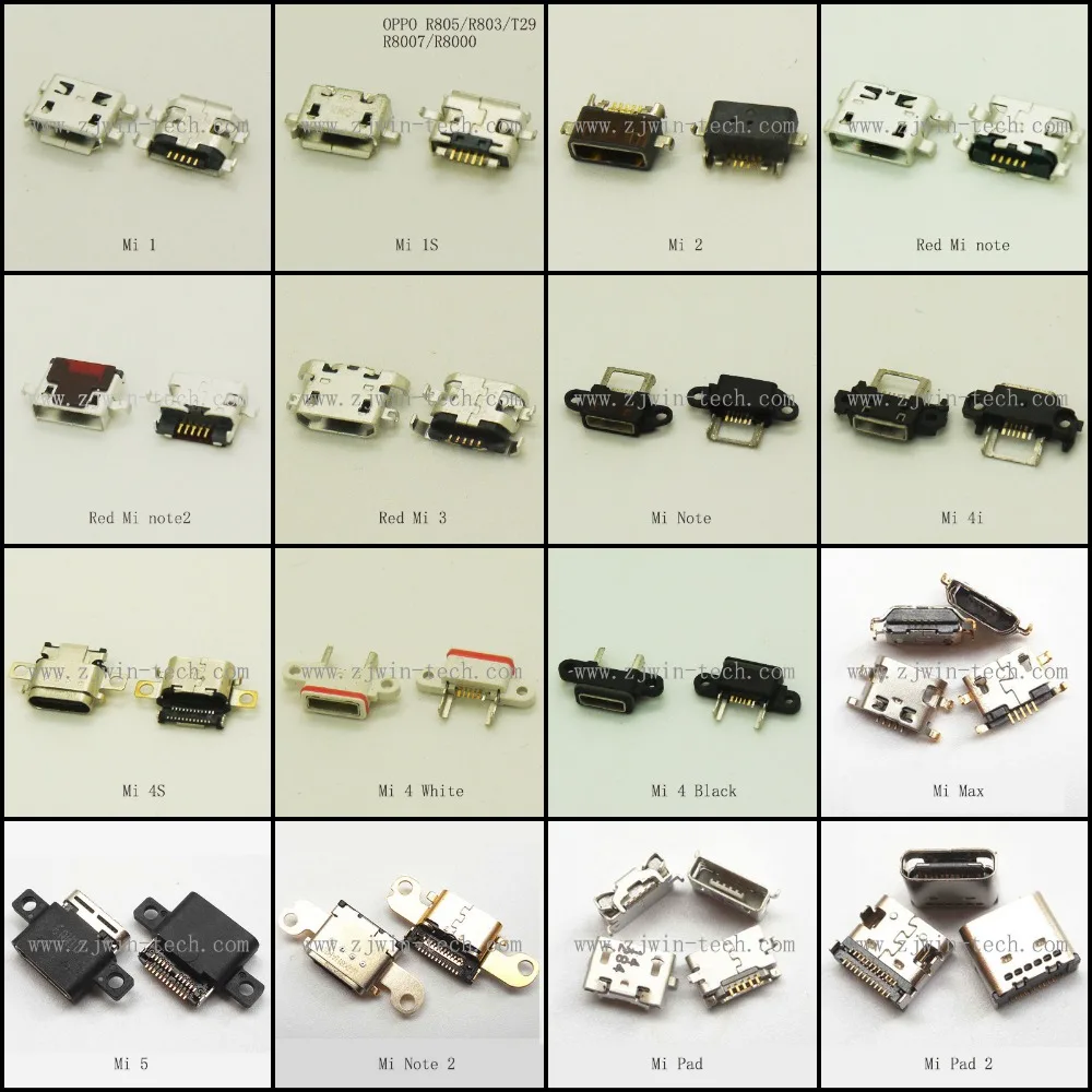 

5 шт. Mi разъем для зарядки телефона Micro USB разъем 2,0 USB гнездо DIP & SMT