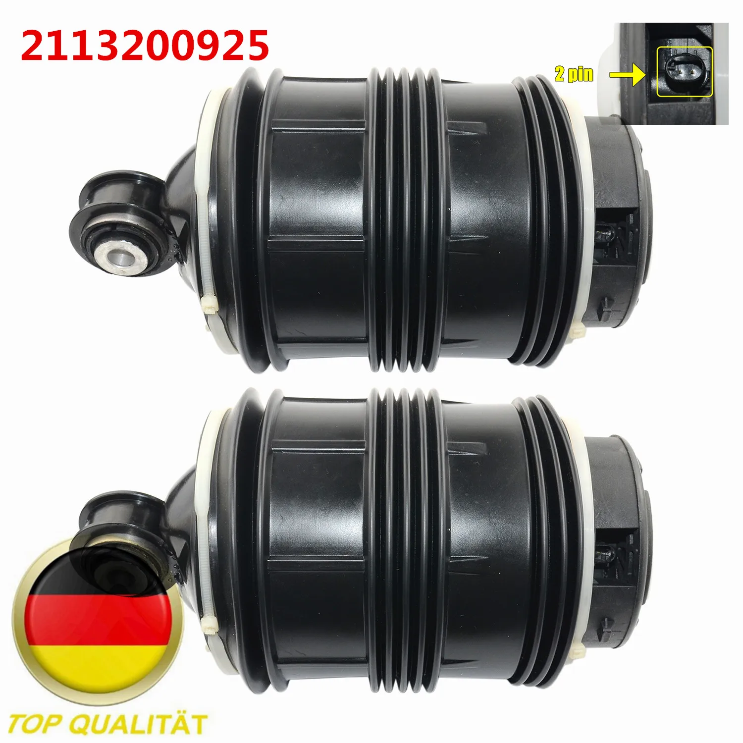 

Пружина пневматической подвески AP02, 2 штифта, A2113200925 для Mercedes E-Class W211 S211 E200 E220 E350 E500 2113200925, пара