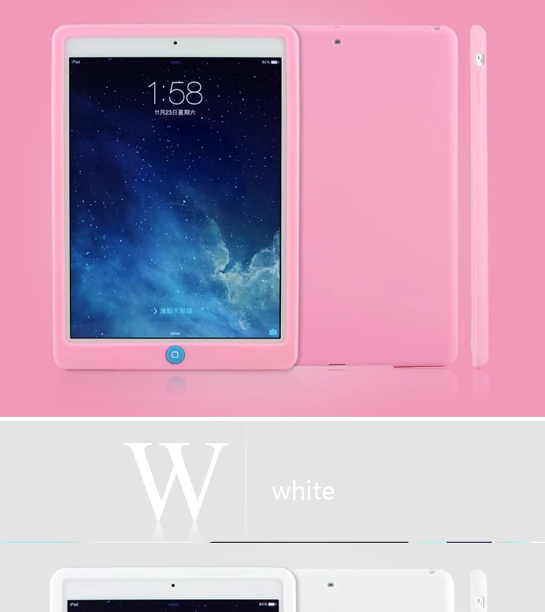 Детский силиконовый чехол с защитой от падения для iPad Air 1 air 2 9,7, Прочный противоударный мягкий чехол-бампер для iPad Air 1/2, 9,7 дюймов, планшет