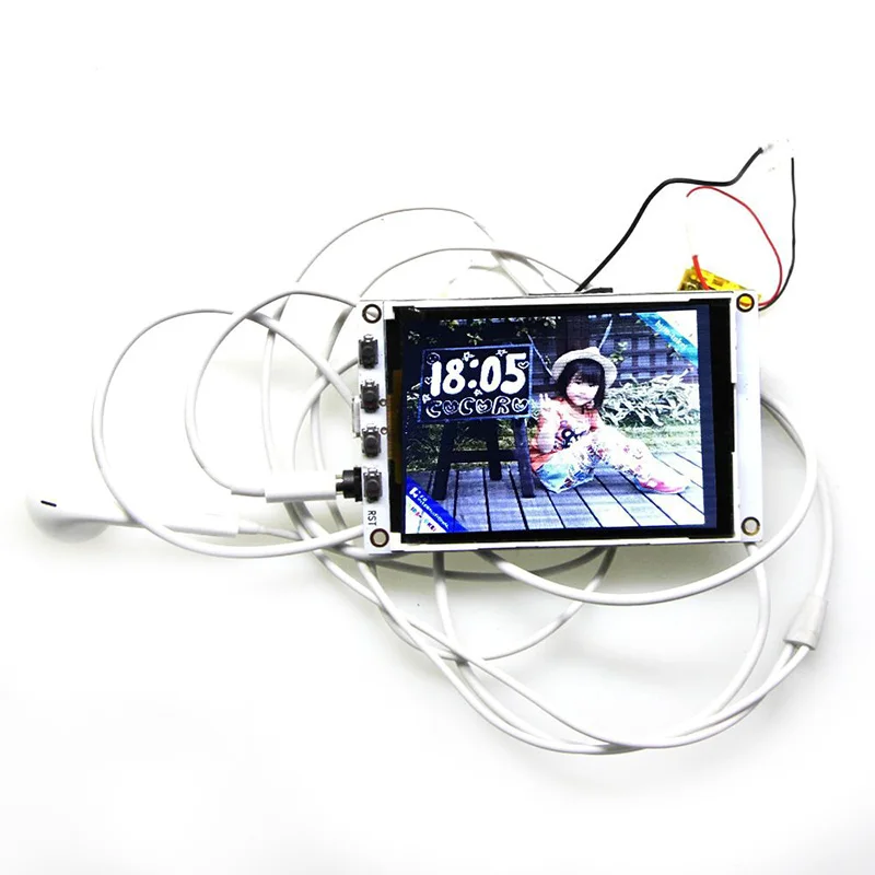 ESP32 TM музыкальные альбомы 2,4 дюймов TFT PCM5102A SD WiFi модуль Bluetooth плата WIF66