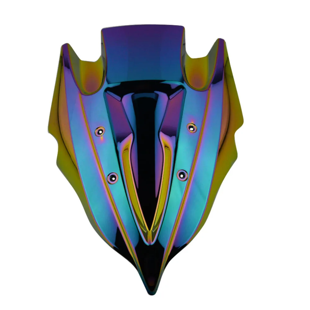 Иридиевая защита для лобового стекла мотоцикла с двойными пузырьками Kawasaki Z250 Z300 Z