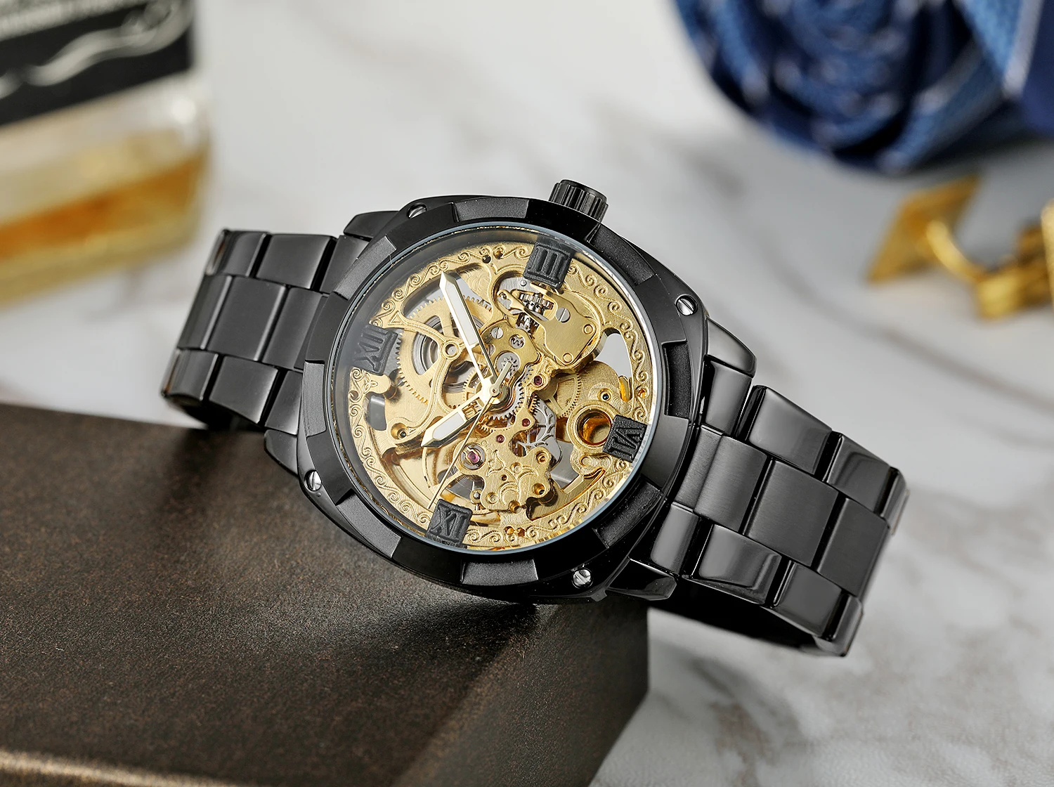 Часы forsining Skeleton