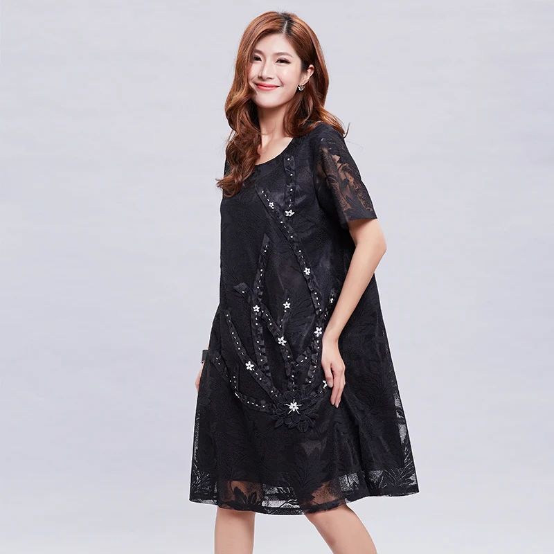 Летнее платье Большие размеры 2018 платья для женщин 4xl 5xl 6xl vestido femme ete корейский с